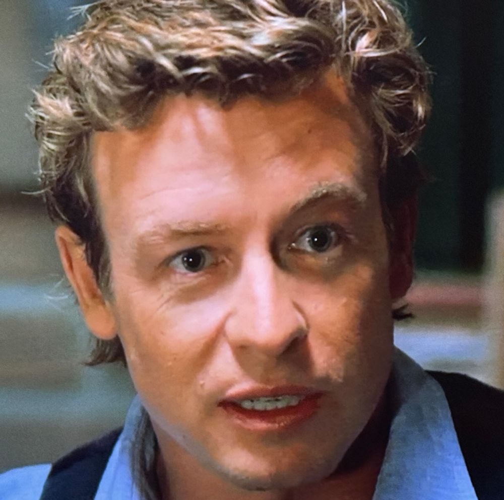 Simon Baker in The Mentalist. Or is is Mike Myers, baby? 