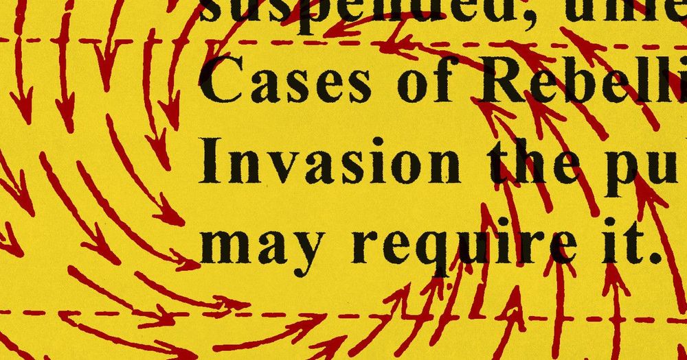 The Trump administration is using the claim that immigrants have “invaded” the country to justify possibly suspending habeas corpus, part of the constitutional right to due process. A faction of the…