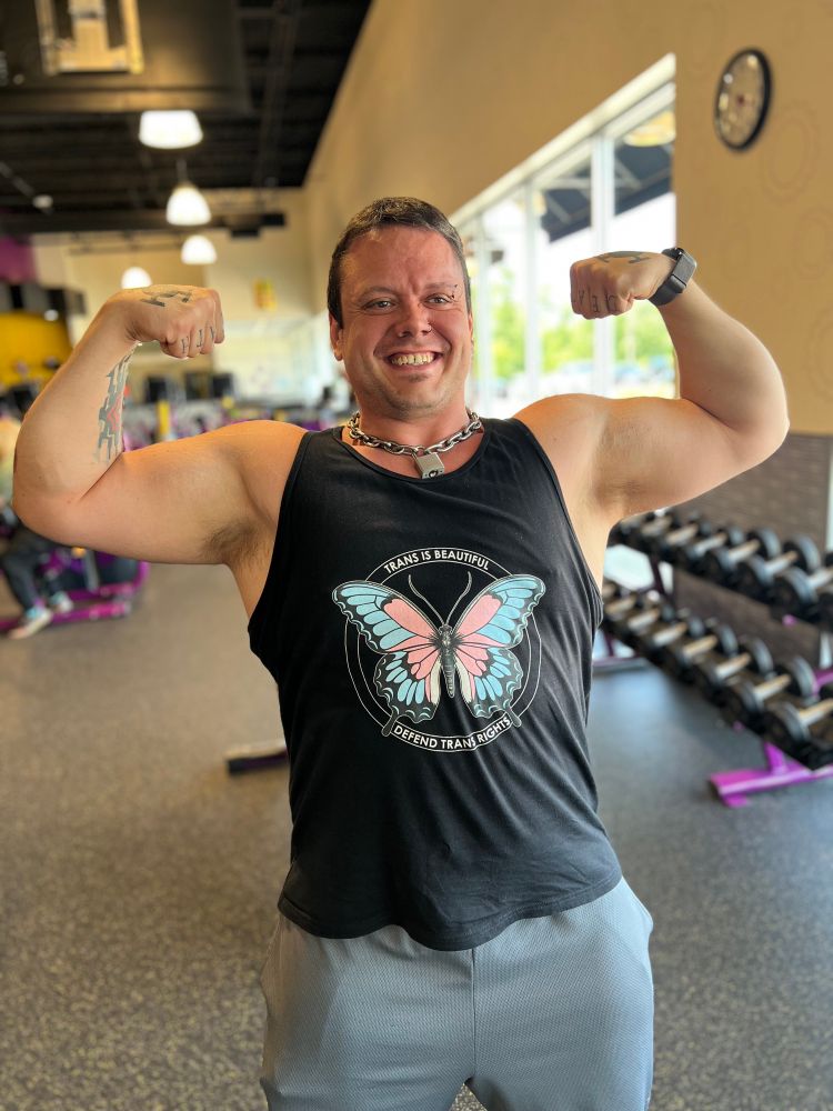 Double biceps pose