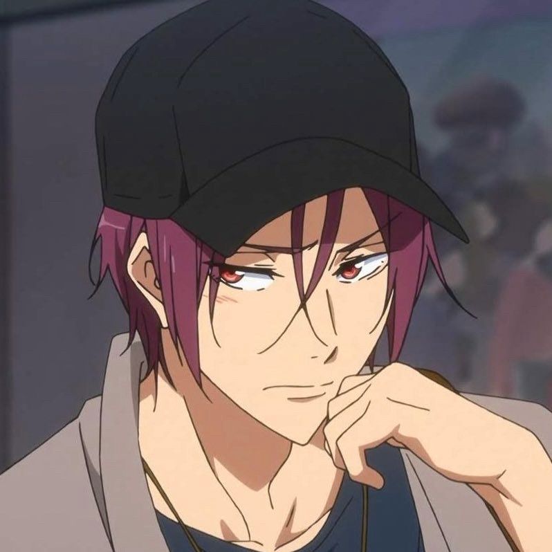 Screenshot of Matsuoka Rin from the anime Free!
