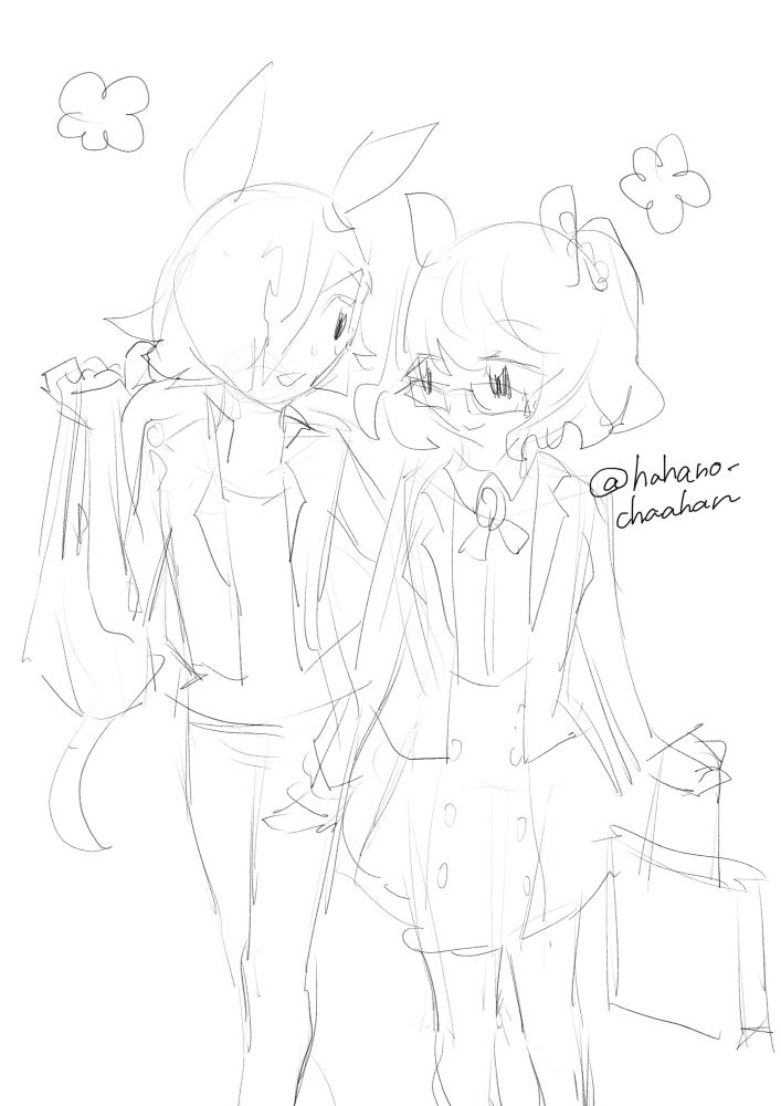 お出かけ中のウオッカとアストンマーチャン(ウマ娘)