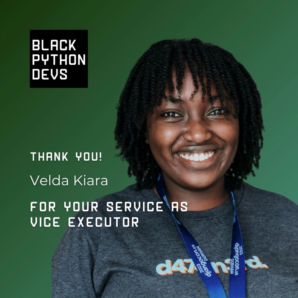 Thank you post for Velda