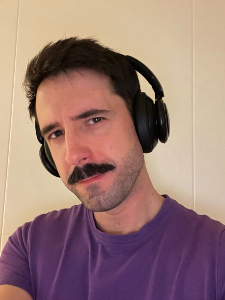 Me, shaved, just a moustache 