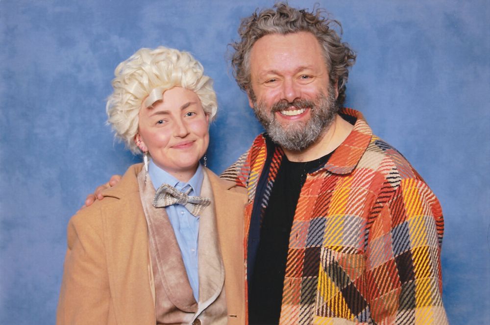 i met michael sheen and got this adorable photo op