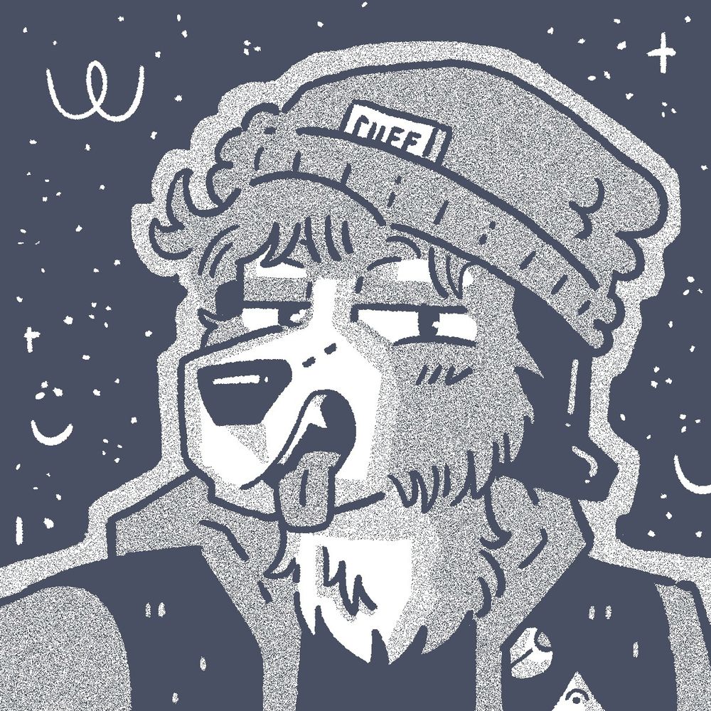 Double wearing a knit beanie/cap