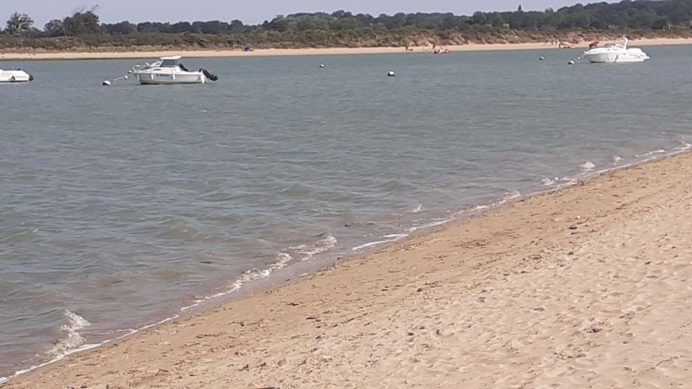 Beach and Orne estuary