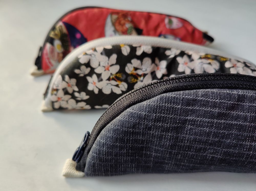 Three tri-corner cases in different prints.