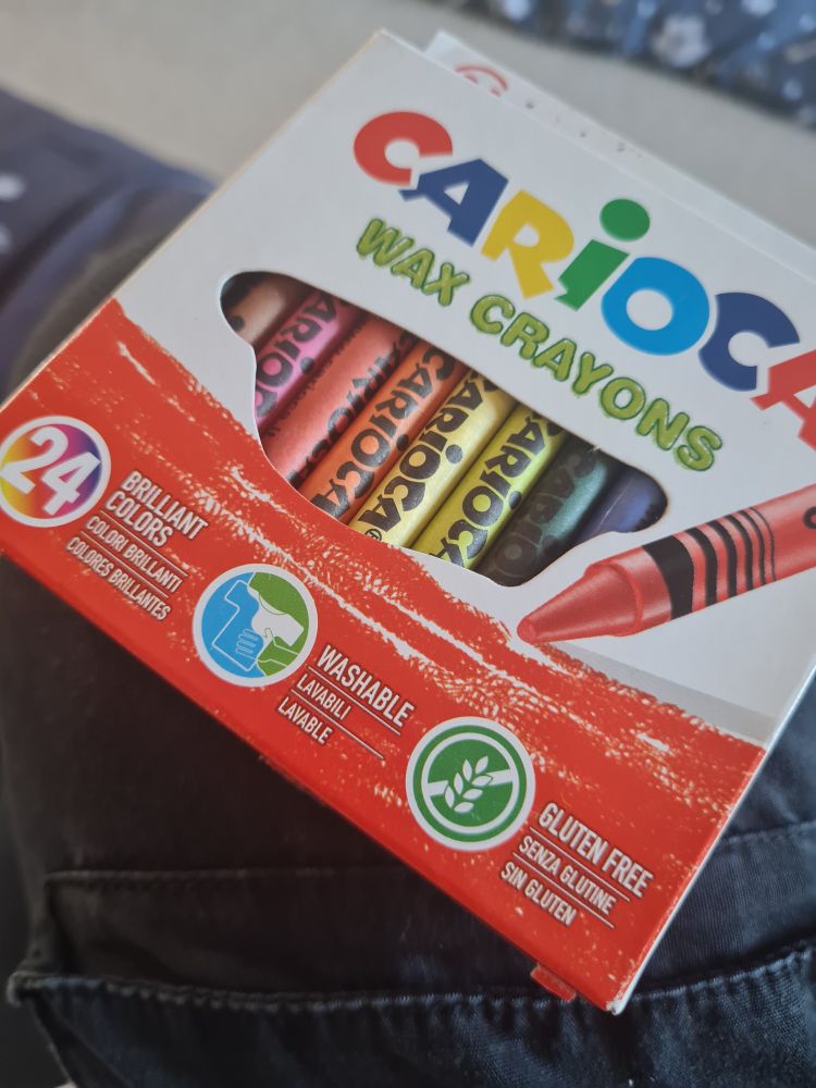 My new crayons