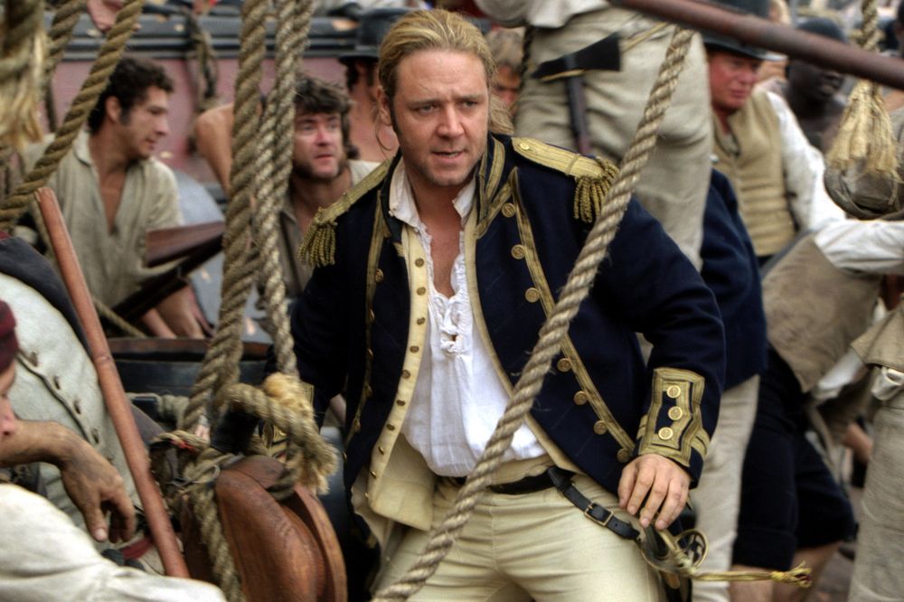 Russell Crowe looking 🤌🏻 in Peter Weir’s classic “Master and Commander: The Far Side of the World”