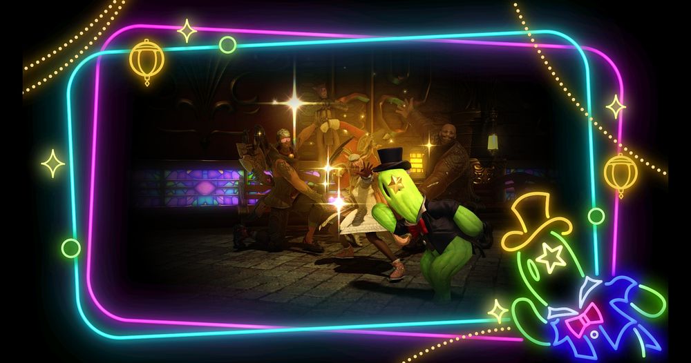 Four friends posing behind senior sabotender 