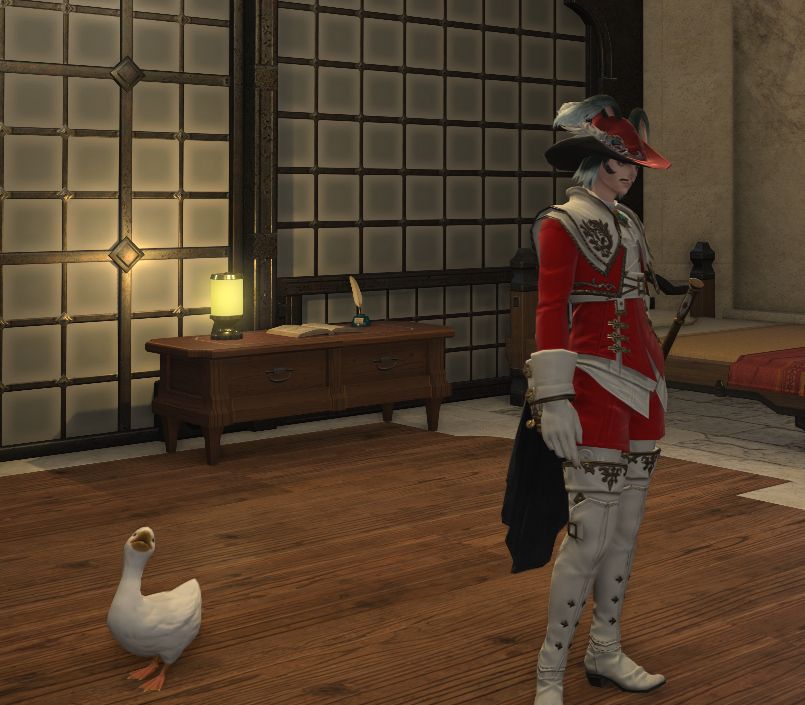 August in his RDM uniform featuring new hat