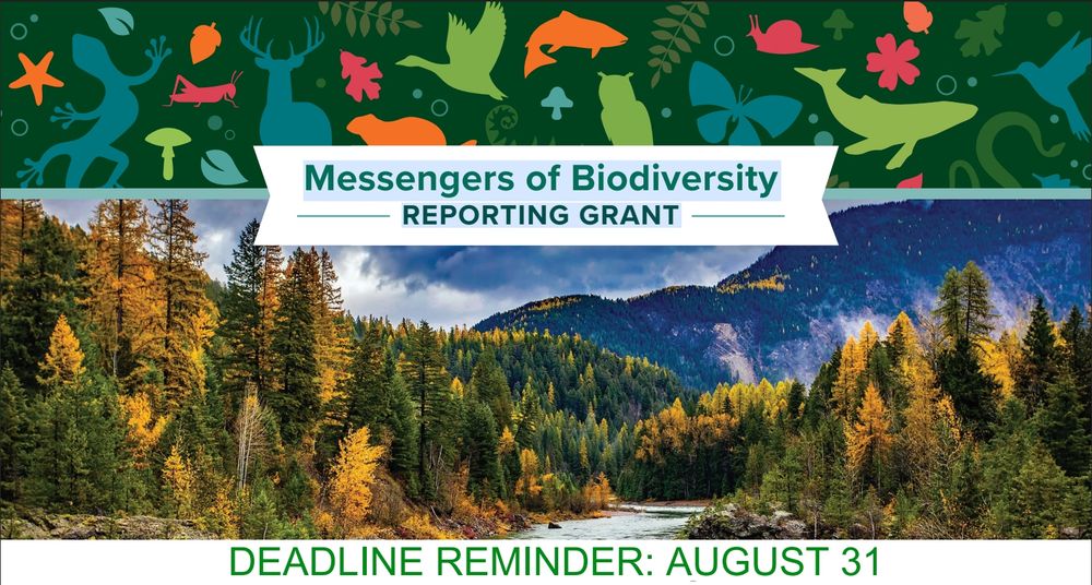 Messengers of Biodiversity

REPORTING GRANT DEADLINE REMINDER: AUGUST 31