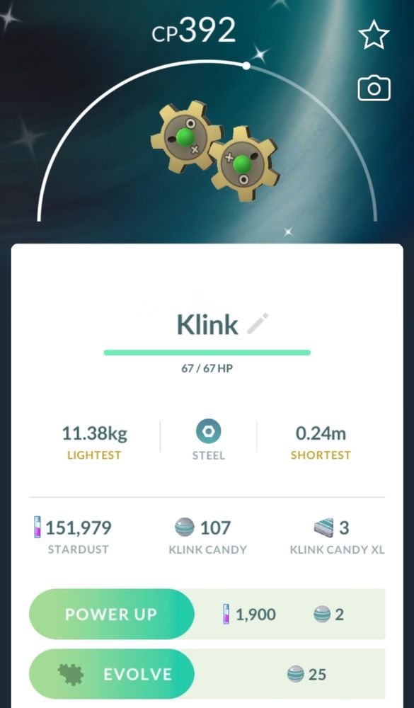 A shiny of the Gear Pokémon