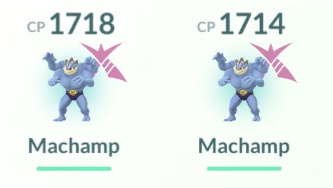 Two gmax variant of Machamp (A buff human like pokemon)