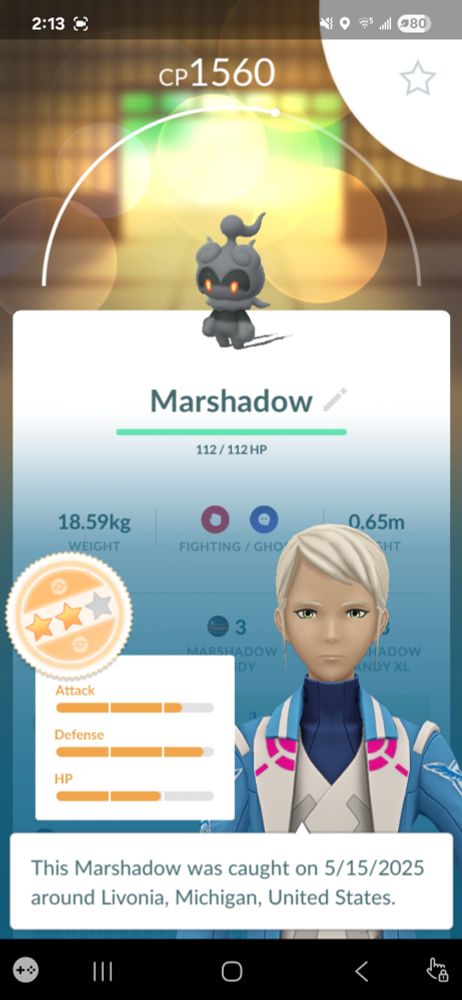 A ghost fighting type pokemon