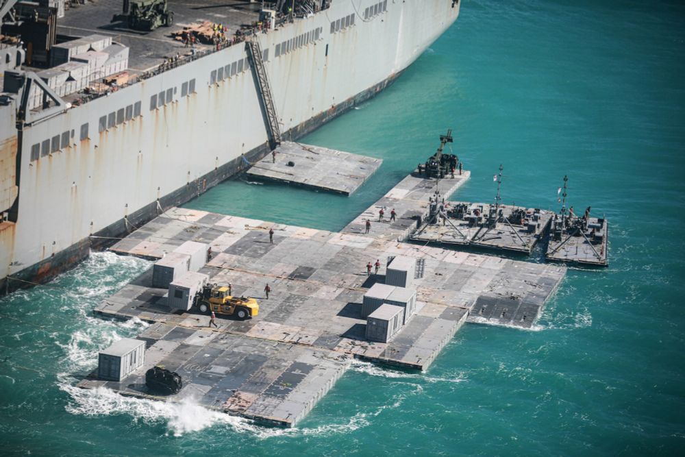 How the U.S. military will use a floating pier to deliver Gaza aid