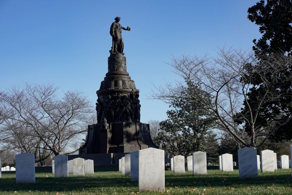 The memorial was removed in 2023 at the recommendation of a commission appointed by Congress to rid the military of Confederate symbols and names.