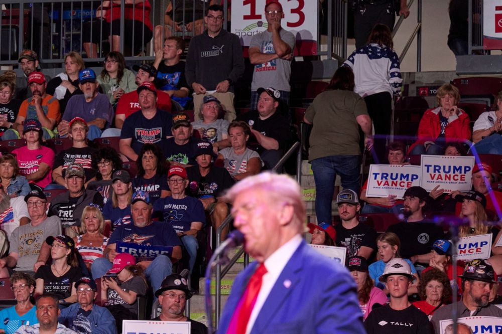 The reasons people say they leave Donald Trump’s rallies early