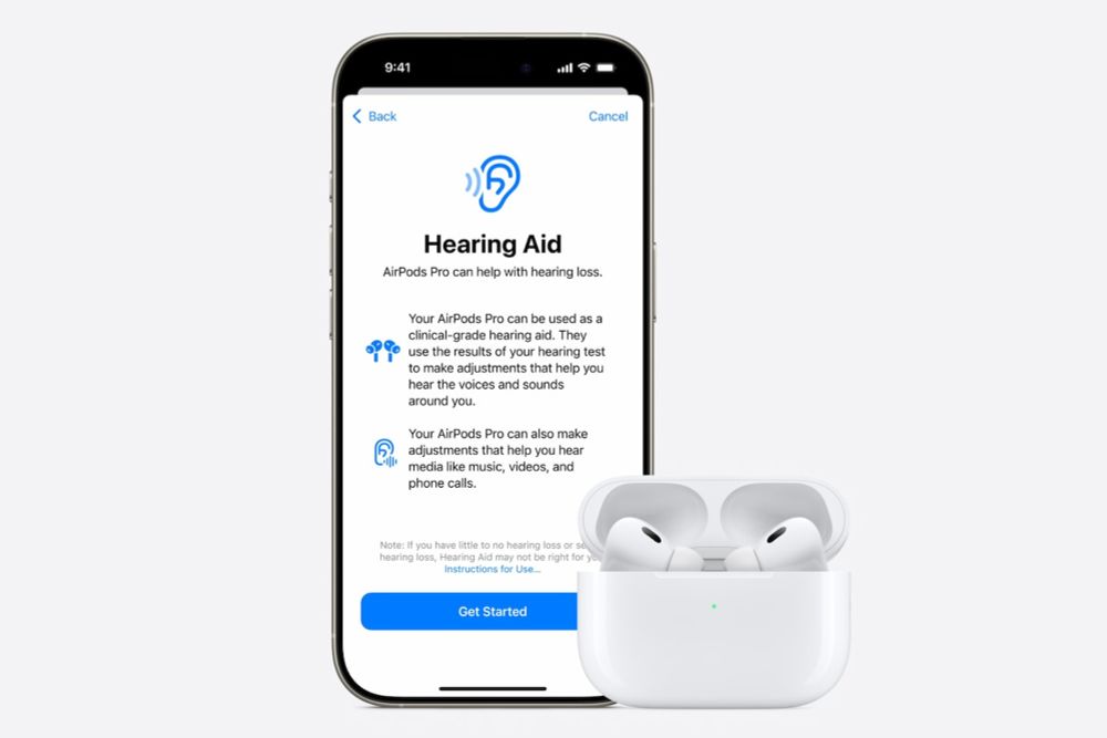 Apple unveils AirPods that can work as hearing aids