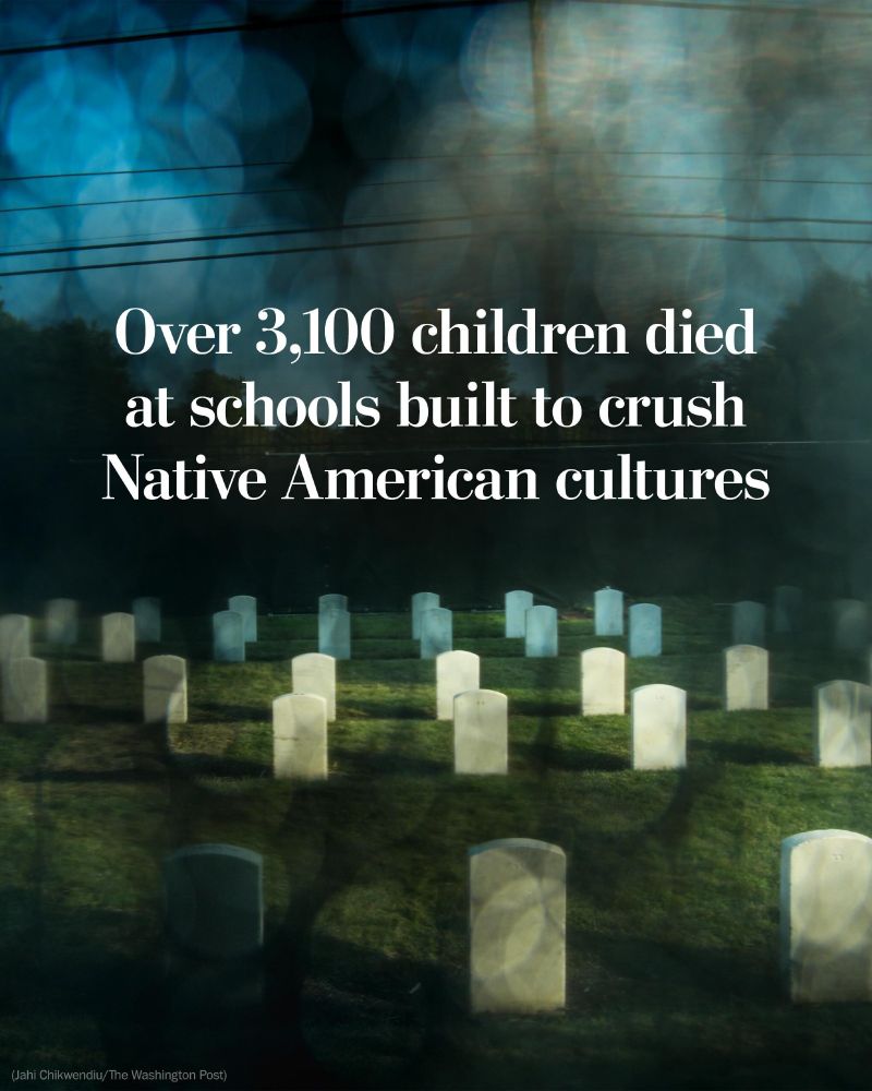 Over 3,100 children died at schools built to crush Native American cultures.