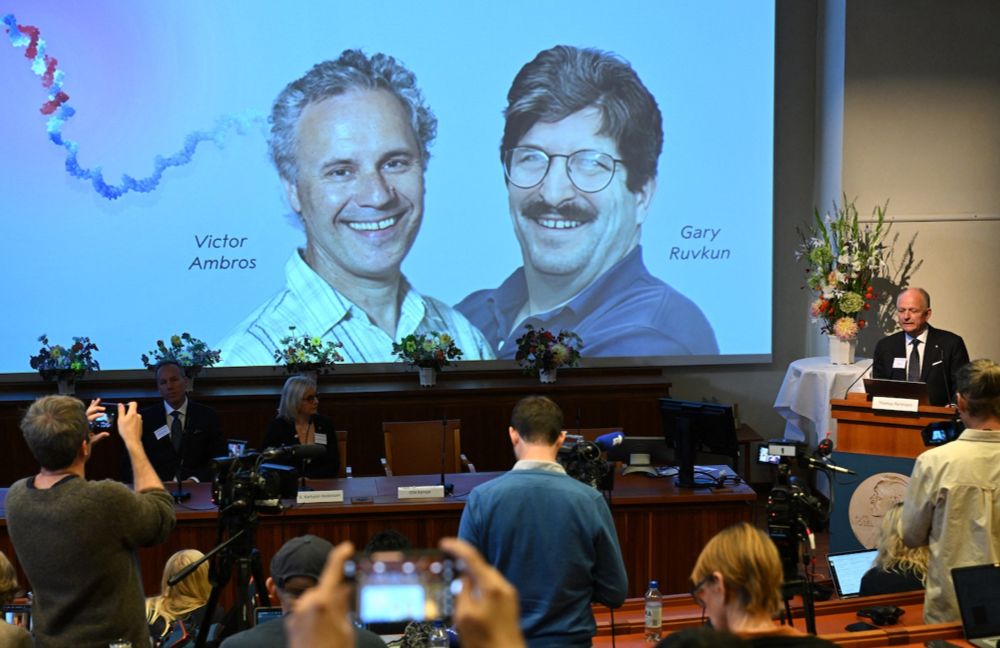 Nobel Prize in physiology or medicine awarded to Victor Ambros and Gary Ruvkun