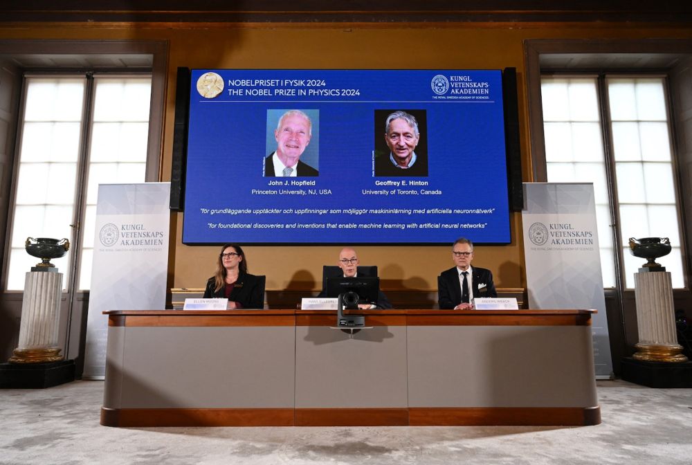 John Hopfield and Geoffrey Hinton awarded Nobel Prize in physics