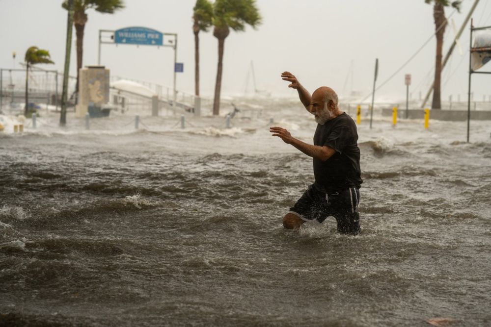 The scene in Florida as Hurricane Helene approaches its Gulf Coast