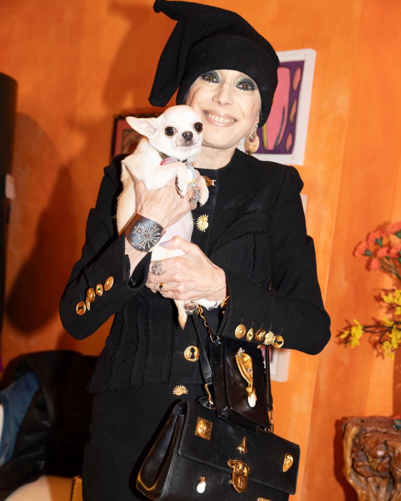 Lauren Ezersky and her dog turned up at the party to celebrate Ari Set Cohen's book, “Advanced Pets.”

Photo by: Marsha Lebedev Bernstein
