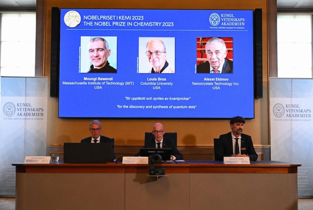 Nobel Prize in chemistry awarded for research into quantum dots in TVs