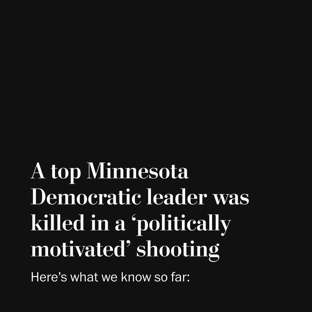 A top Minnesota Democratic leader was killed in a 'politically motivated' shooting

Here's what we know so far: