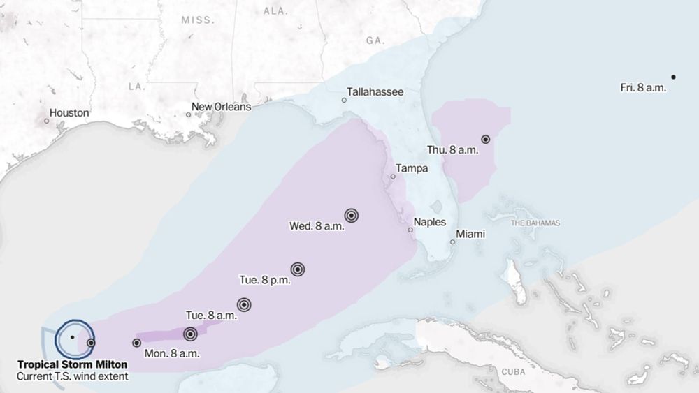 Threat grows that a dangerous hurricane could hit Florida’s west coast