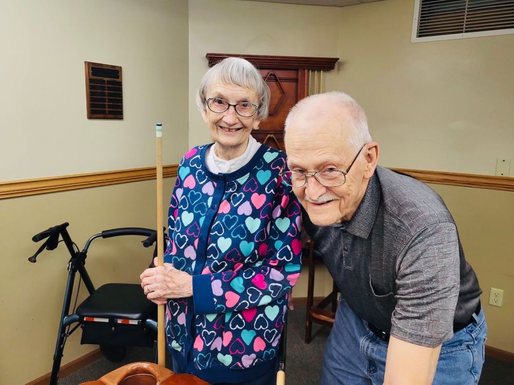 At 96, they fell in love playing pool. She rejected his first marriage offer.