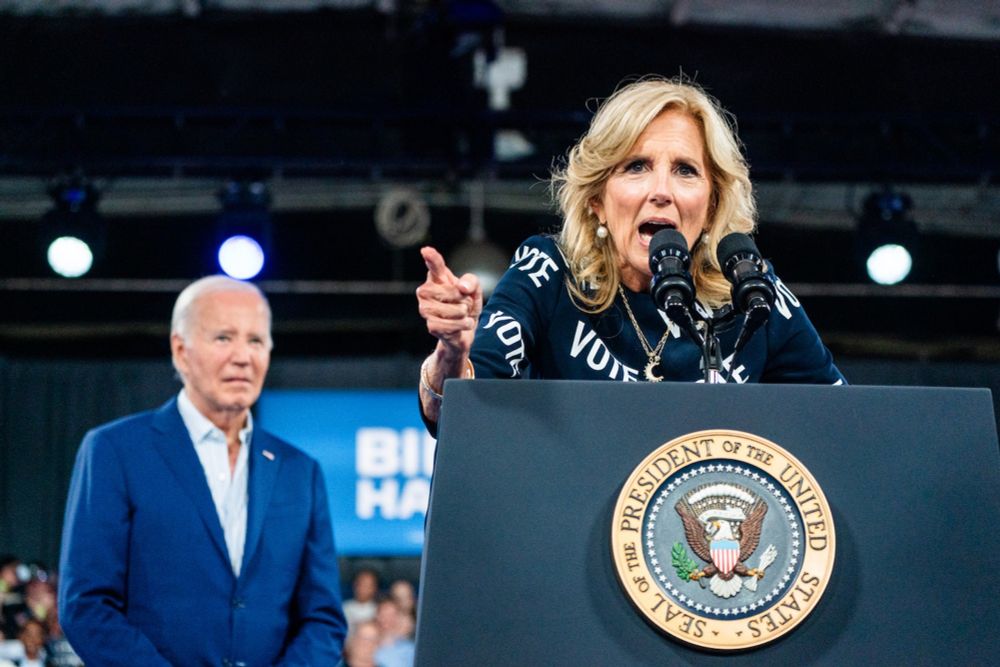 Jill Biden appears unmoved by panic over Joe Biden’s debate showing