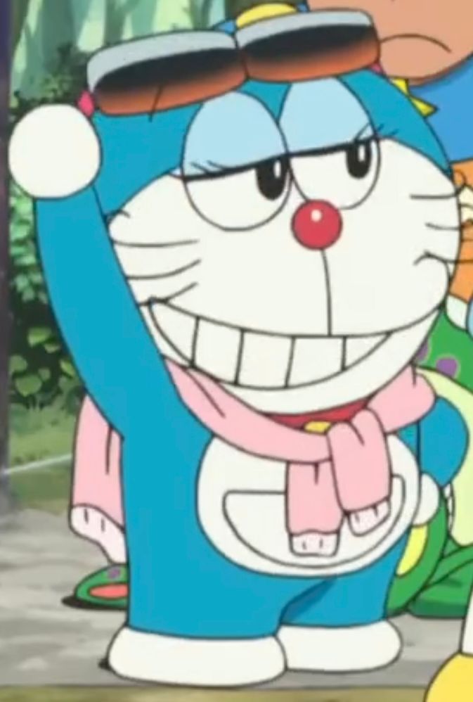 Doraemon dresses up as a movie director but comes off looking like a fruity gay man. He so dang gay

Movie: Doraemon: Nobita's Space Heroes 2015