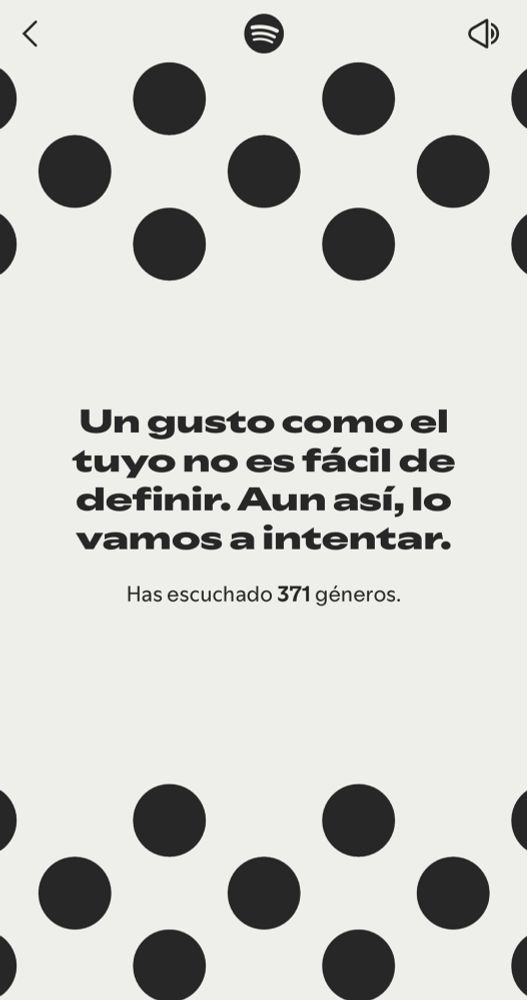 “Un gusto como el tuyo no es fácil de definir. Aún así, lo vamos a intentar. Has escuchado 371 géneros” no sabía que había tantos…