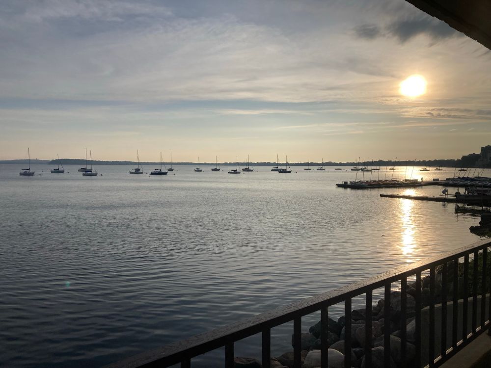 Morning view during jog in Madison