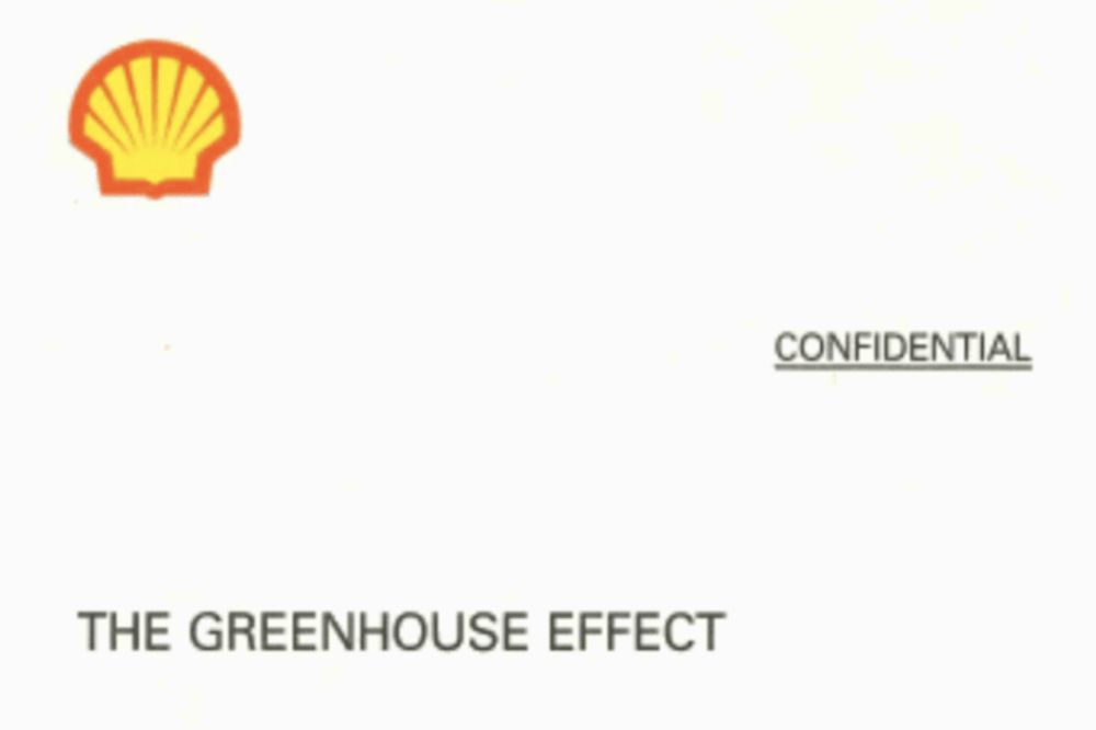 1988 Internal Shell Report "The Greenhouse Effect"