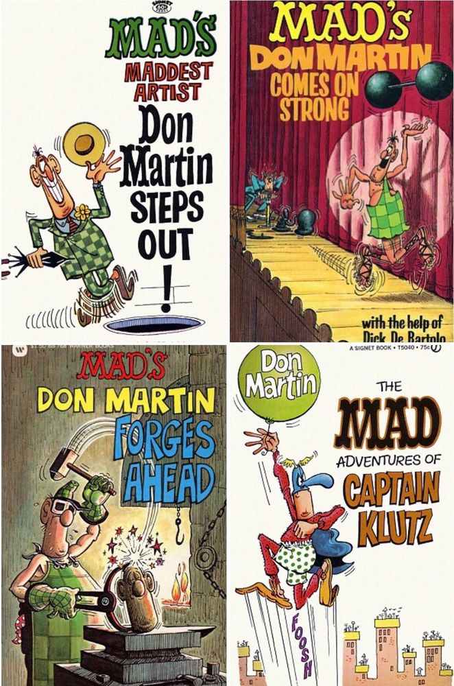 Four paperback collections of his work for Mad