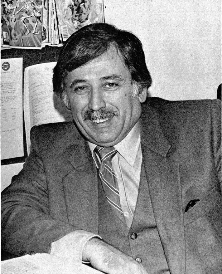 A black and white photo of him.