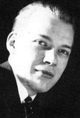 A black and white photo of Sprang.