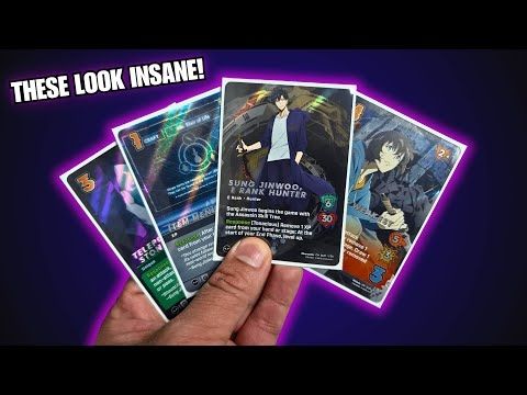 Solo Leveling Fans, You NEED to See These Cards! (UniVersus Deck Unboxing)