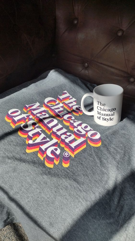 A Chicago manual of style t shirt and mug