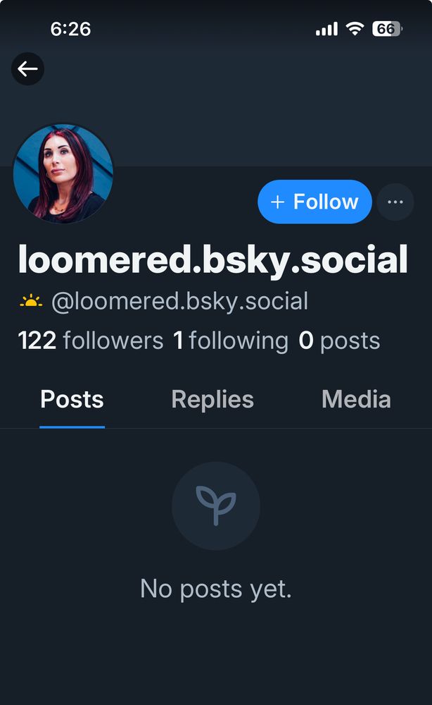 Screen shot of Laura Loomers Bluesky account, still active, not banned, December 29 at 6:30 pm pacific time.