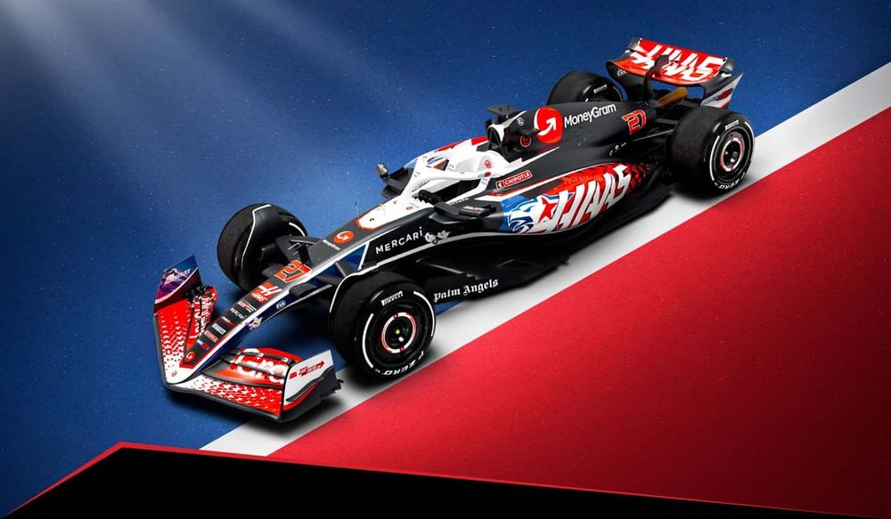 Haas apresenta pintura 'americana' para GP dos Estados Unidos e confirma atualizações | Notícia de Fórmula 1 | Grande Prêmio