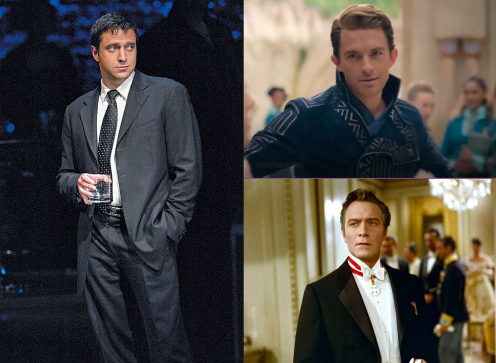Fiyero in Wicked (Jonathan Bailey), Captain VonTrapp in The Sound of Music (Christopher Plummer), and Bobby in Company (Raul Esparza)