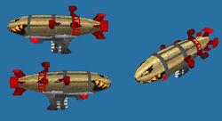 Kirov war blimps from Command and Conquer Red Alert 2