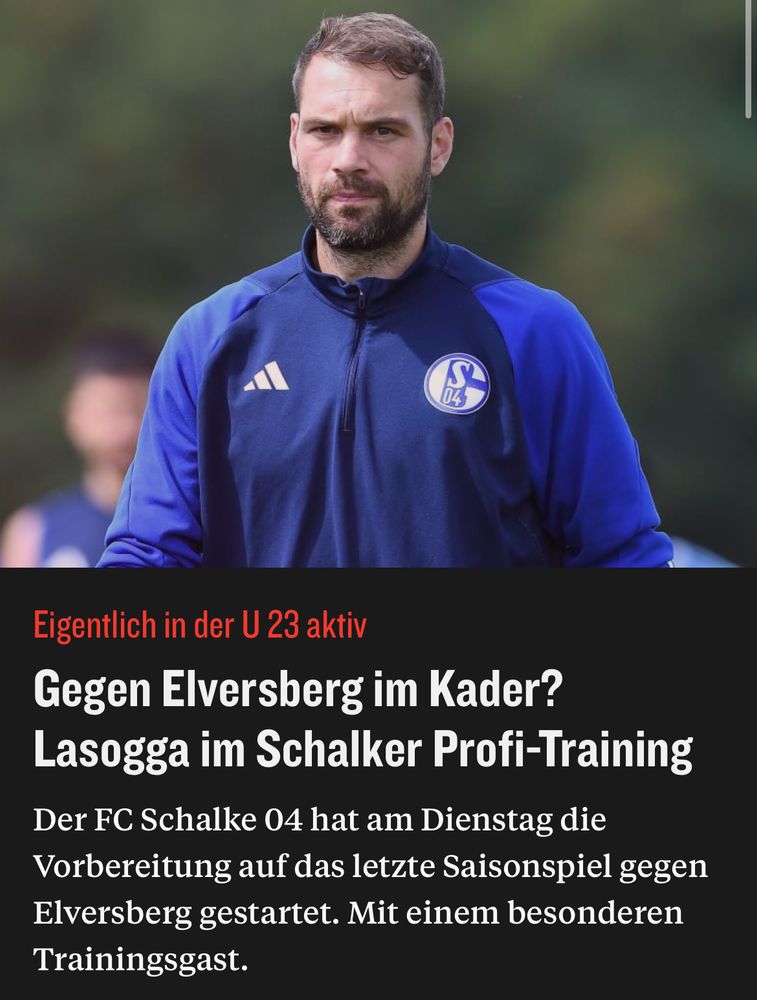 Lasogga im Schalke Mannschaftstraining