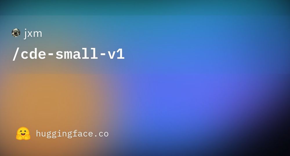 jxm/cde-small-v1 · Hugging Face