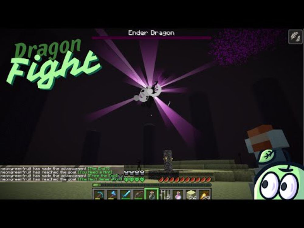 Hardcore Minecraft - Dragon Fight (Day 497)
