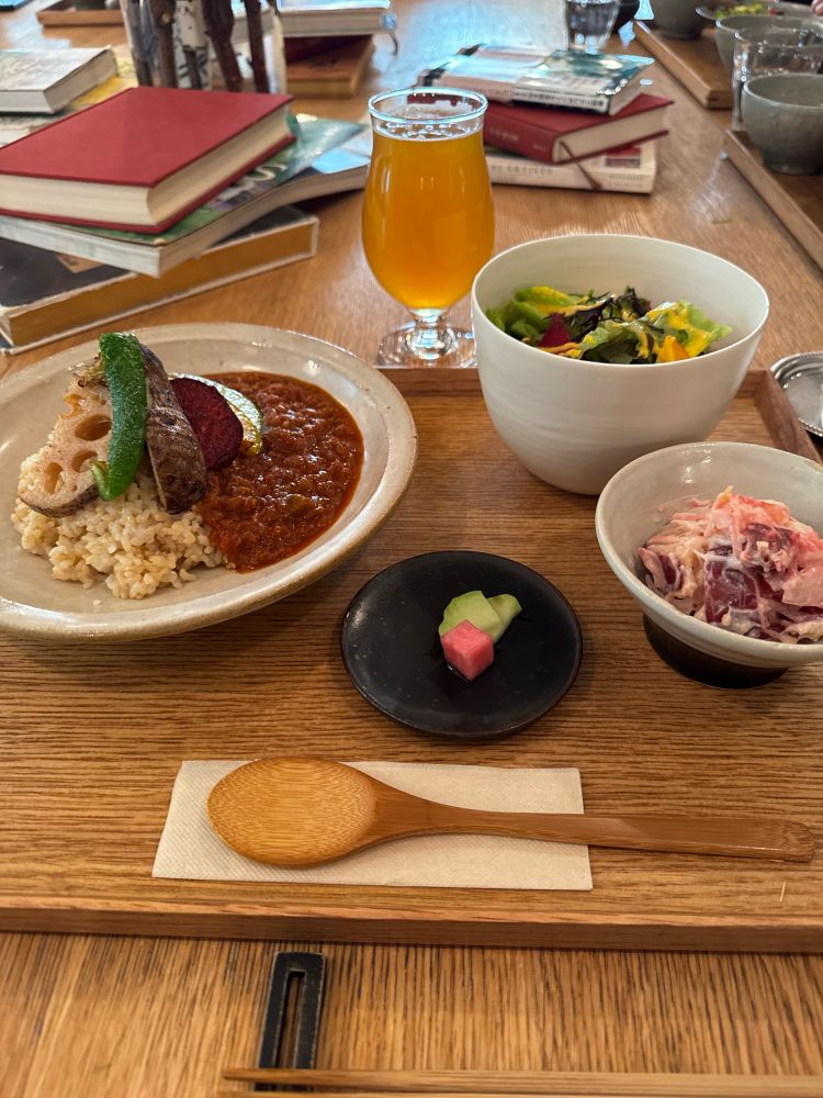 Vegan Japanese curry from Brown Rice in Omotesando, Tokyo, Japan 